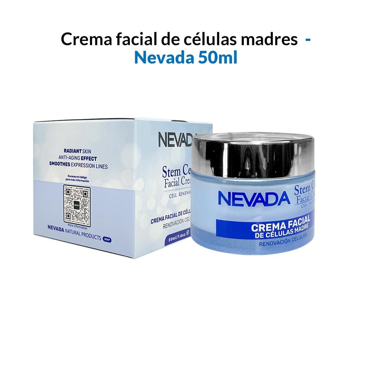 NEVADA NATURAL PRODUCTS - Crema Facial De Células Madres 50Ml - Nevada_.