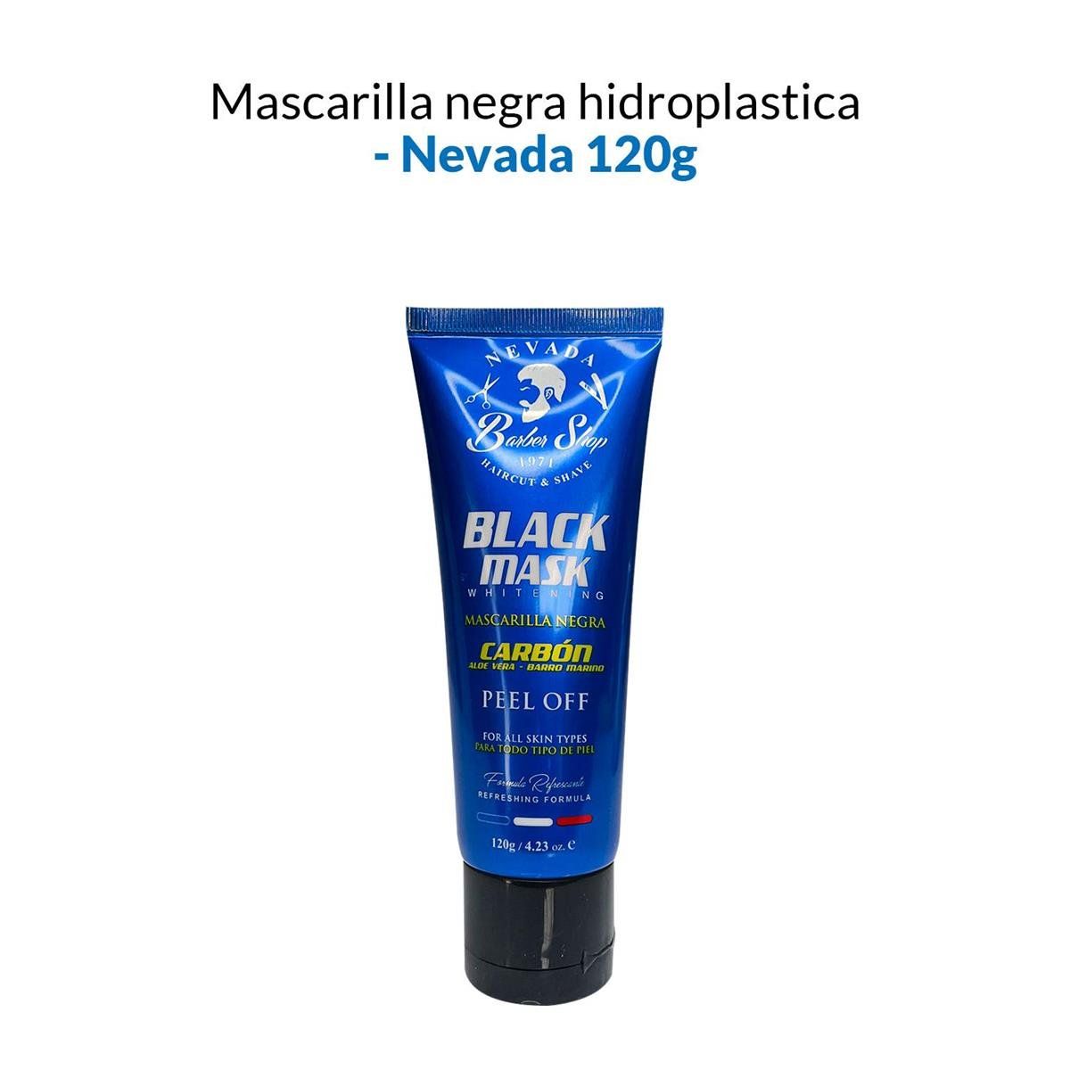 NEVADA NATURAL PRODUCTS - Mascarilla Negra Hidroplastica 120G - Nevada_.