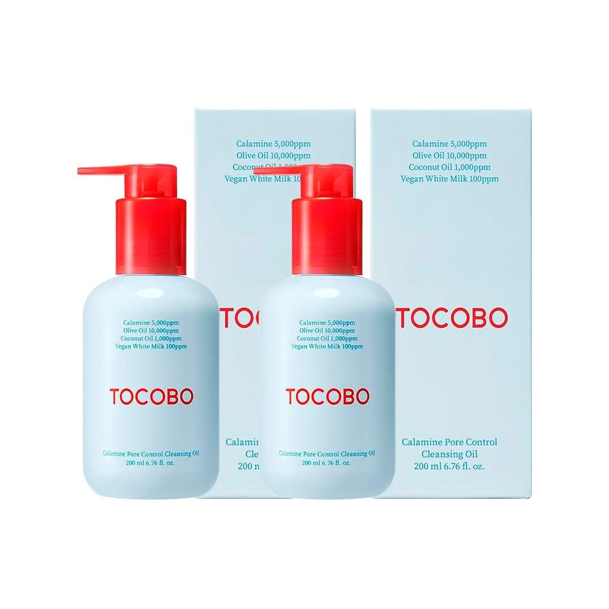 TOCOBO - Calamine Pore Control Cleansing Oil - Tocobo 200ml 2 unidades_.