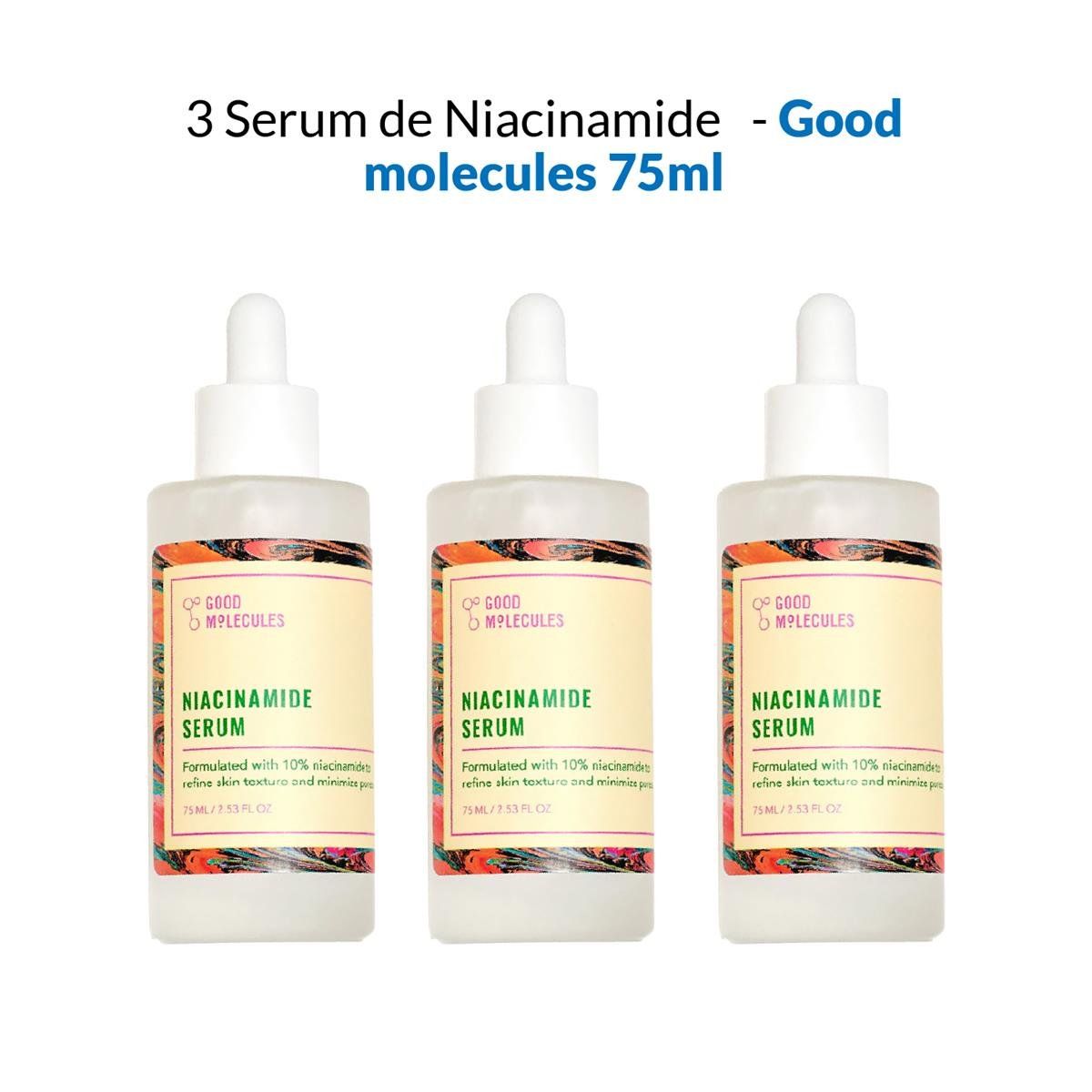 GOOD MOLECULES - 3 Serum de Niacinamide - Good molecules 75ml_.