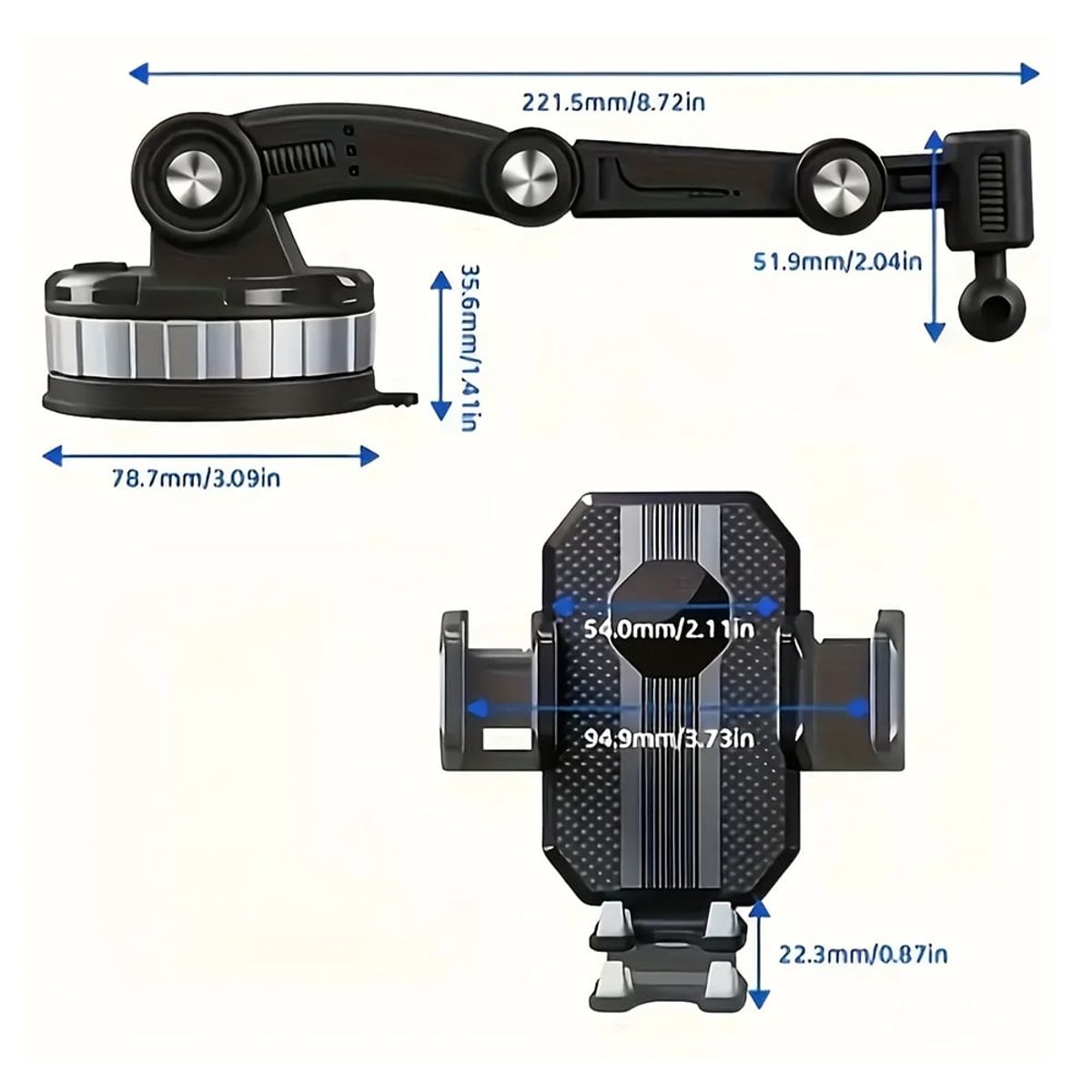 GENERICO - Soporte Holder para Celular en Tablero o Parabrisas de Auto