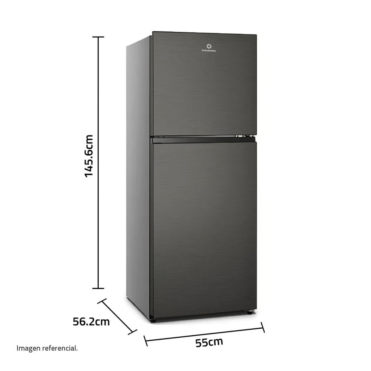 INDURAMA - REFRIGERADORA INDURAMA RI-359I TOP FREEZER 203L CROMA