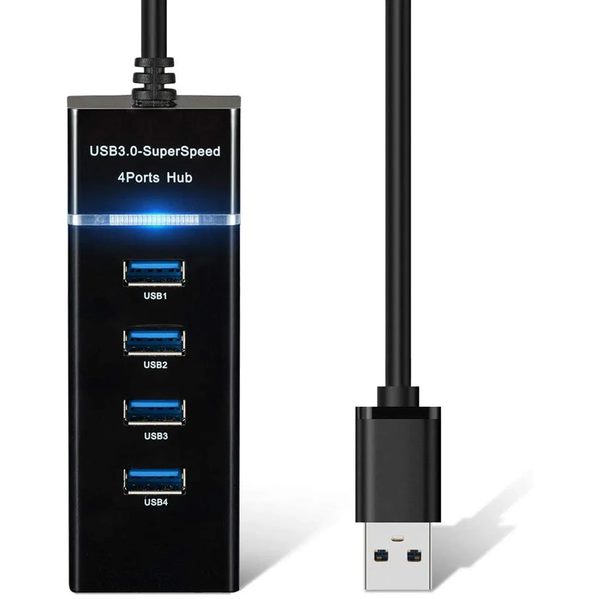 GENERICO - HUB USB 3.0 de 4 Puertos USB - Alta velocidad