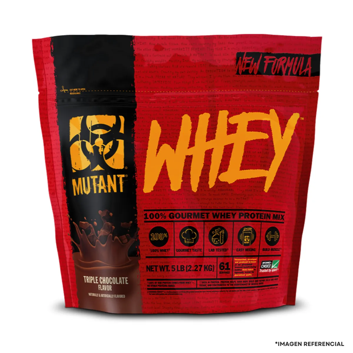 MUTANT - Proteina Mutant Whey 5 LB chocolate
