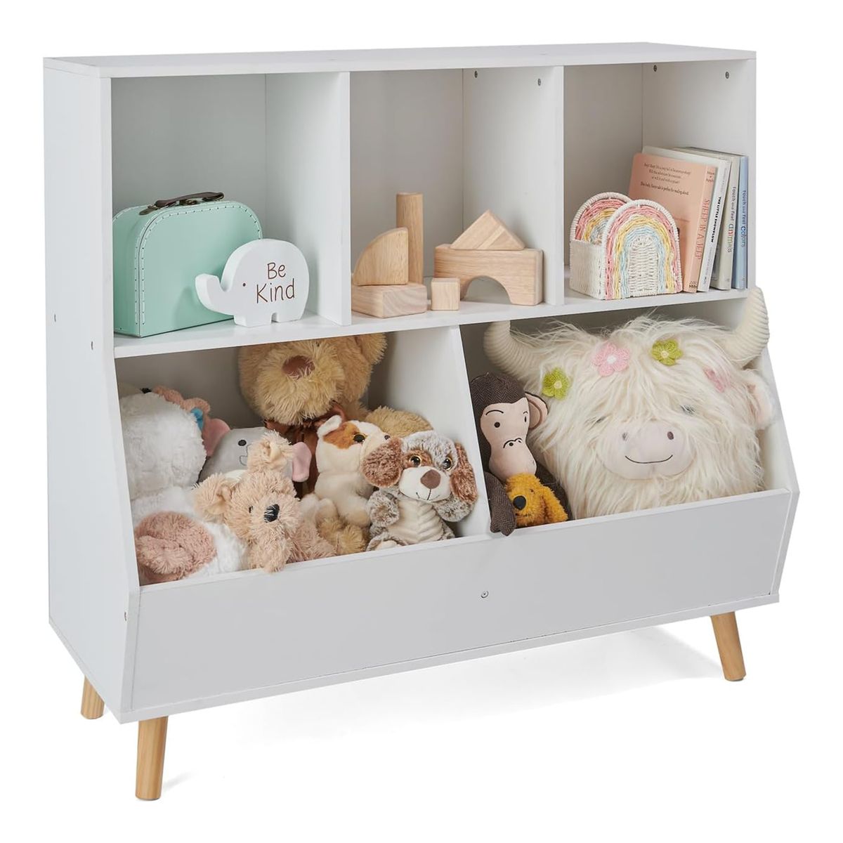 DIBA MUEBLES - Juguetero Multiusos Philana Blanco DIBA Muebles