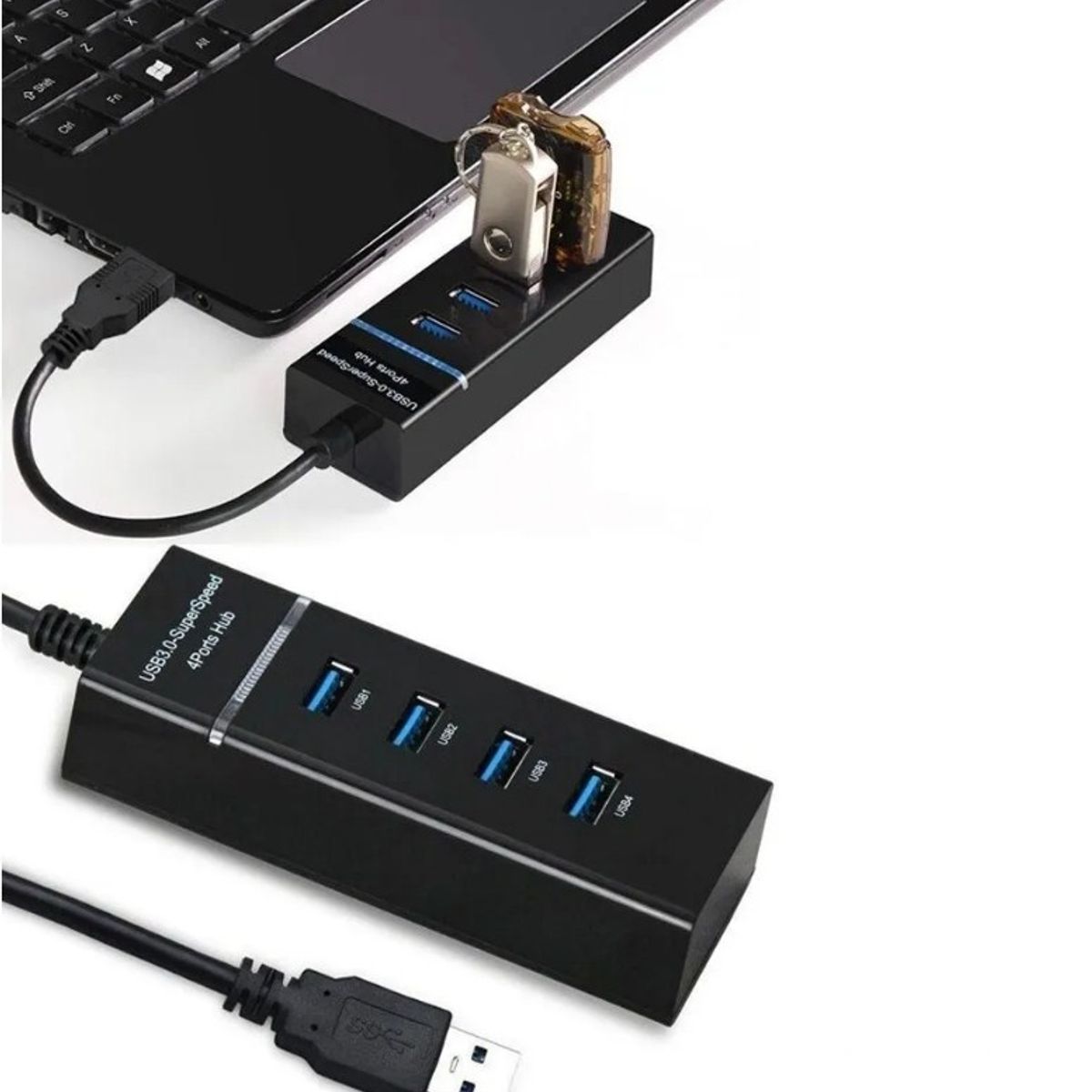 GENERICO - Extension de USB 4 puertos 5Gbps USB 3.0