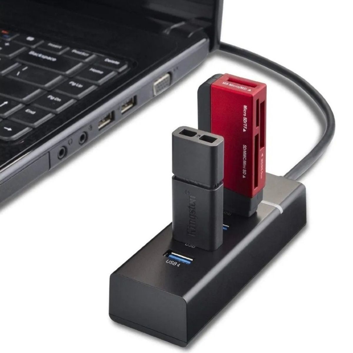 GENERICO - Extension de USB 4 puertos 5Gbps USB 3.0