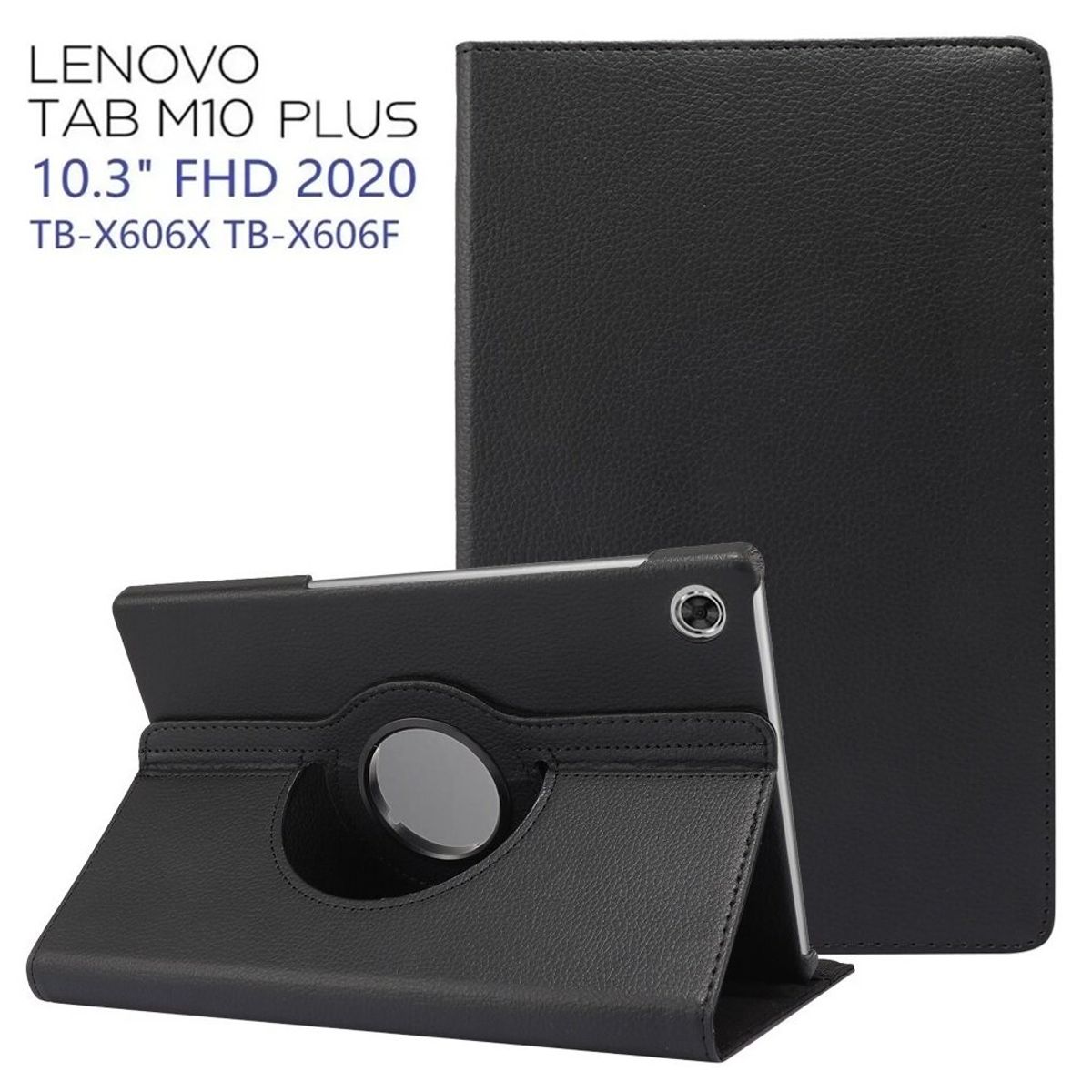 GENERICO - Funda Case Cover Giratoria para Lenovo M10 Plus 10.3 TB-X606X TB-X606F