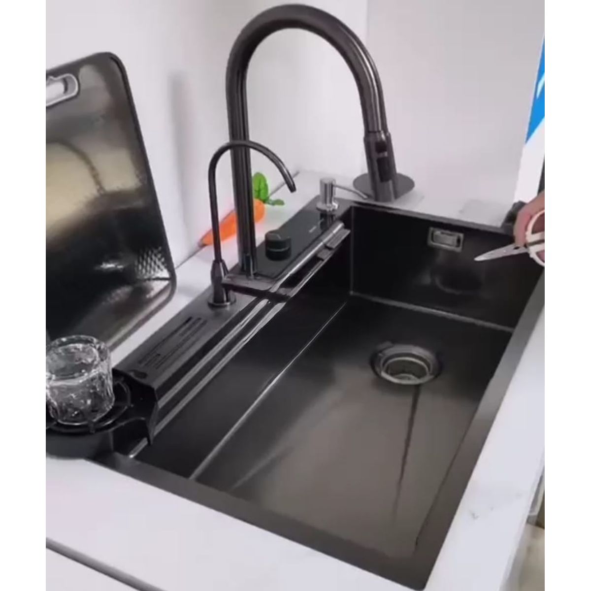 GENERICO - Lavadero Multifuncional de 2 Teclas PREMIUM , Porta Cuchillo