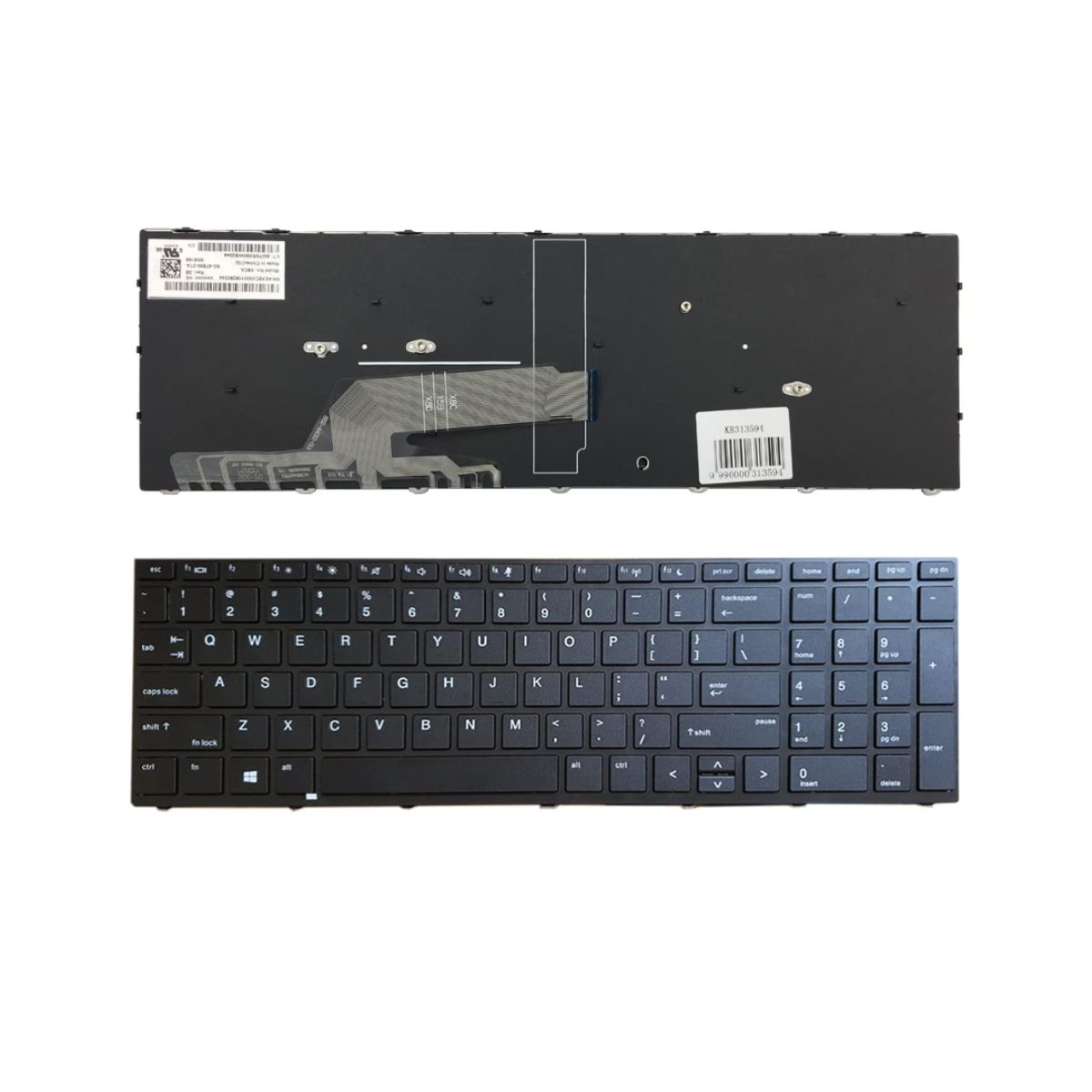 GENERICO - Teclado Compatible con PROBOOK  450-G5, 450-G3, 455-G3.