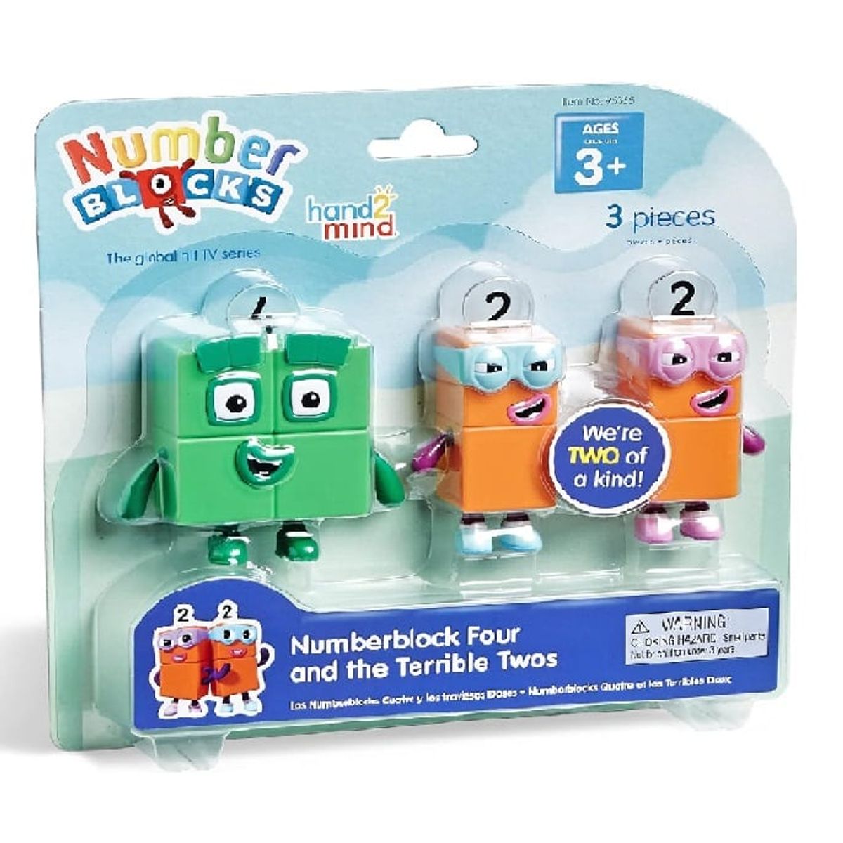 HANDSTOYS - NUMBERBLOCKS, FIGURES, FOUR AND THE TERRIBLE TWOS 95355