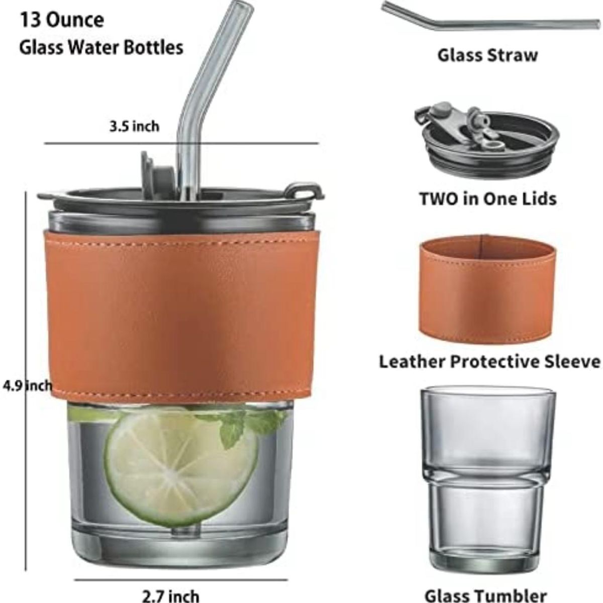 GENERICO - Vaso ejecutivo pirex para oficina