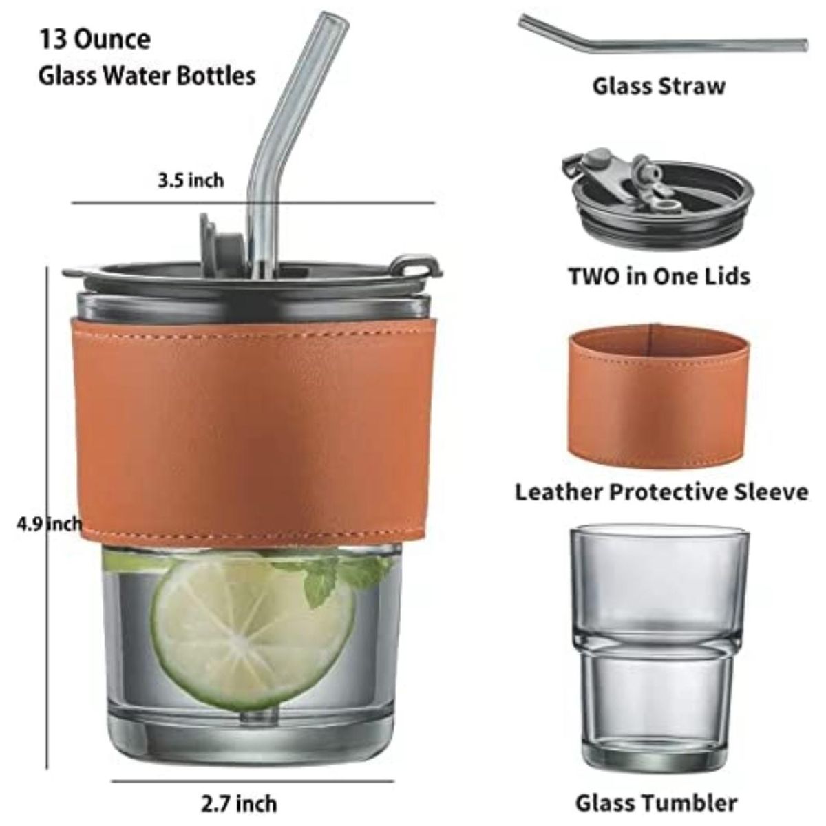 GENERICO - Vaso ejecutivo pirex para oficina