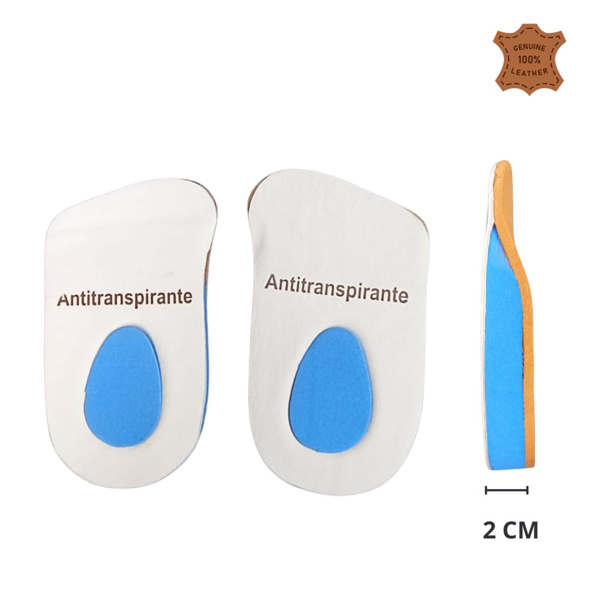 GENERICO - Plantilla de cuero espolón talonera almohadilla