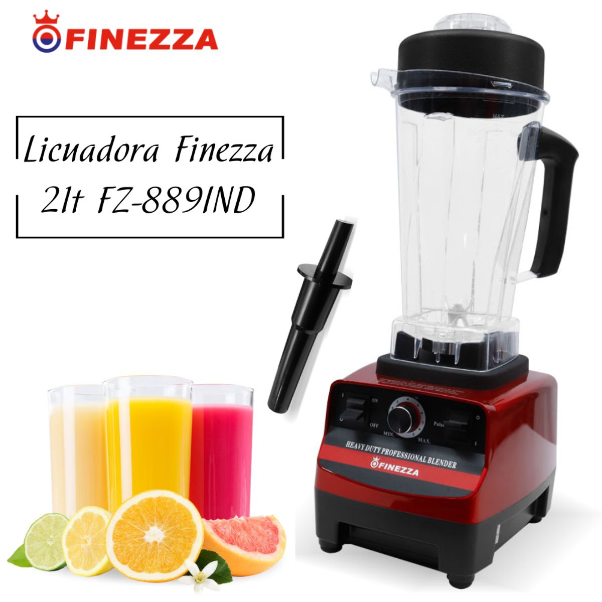 FINEZZA - Licuadora Finezza 2Lt FZ-889IND 1500 watts