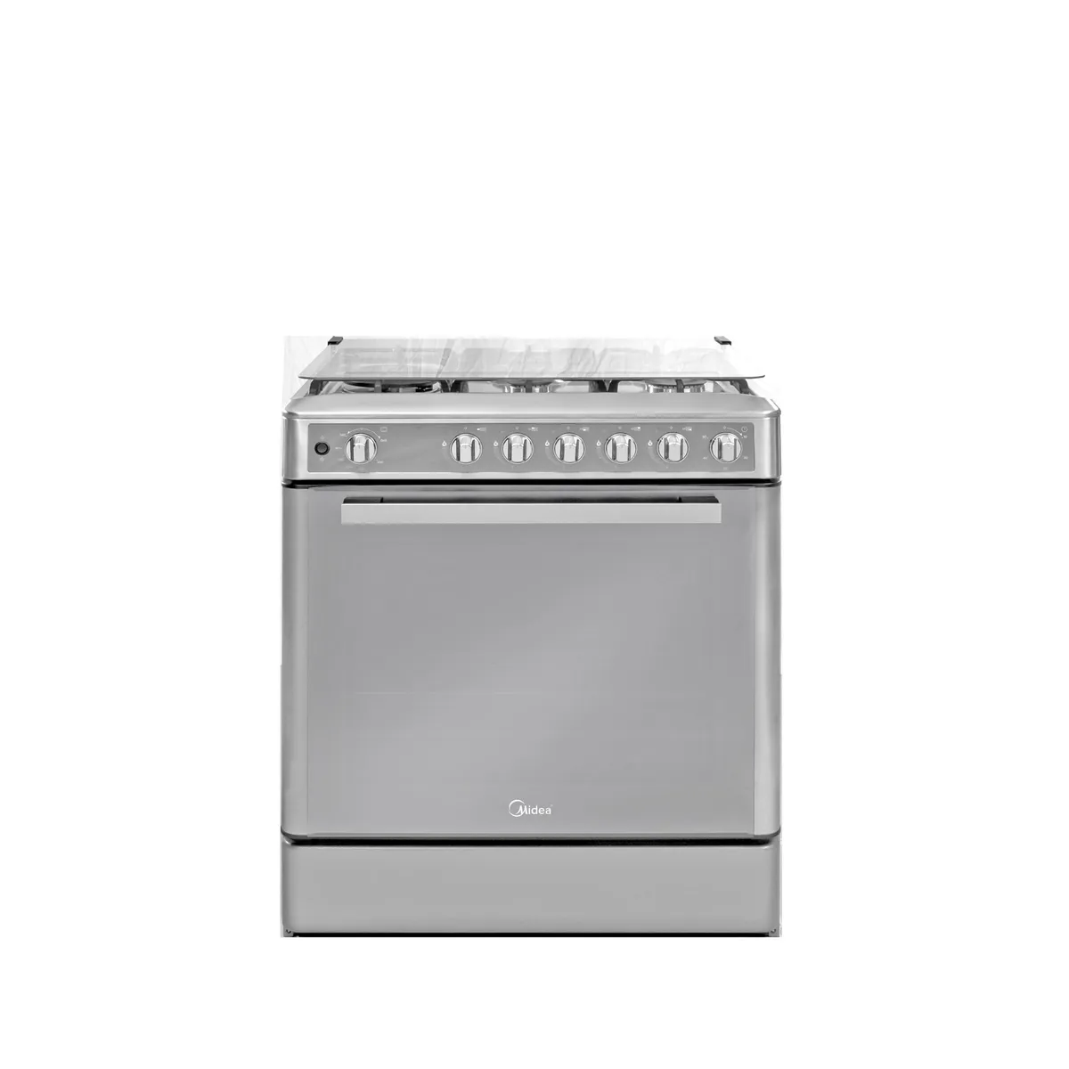 MIDEA - Cocina a gas 30" Midea 5 hornillas Venus Acero Inox MGS30F2LCCWSS-PE