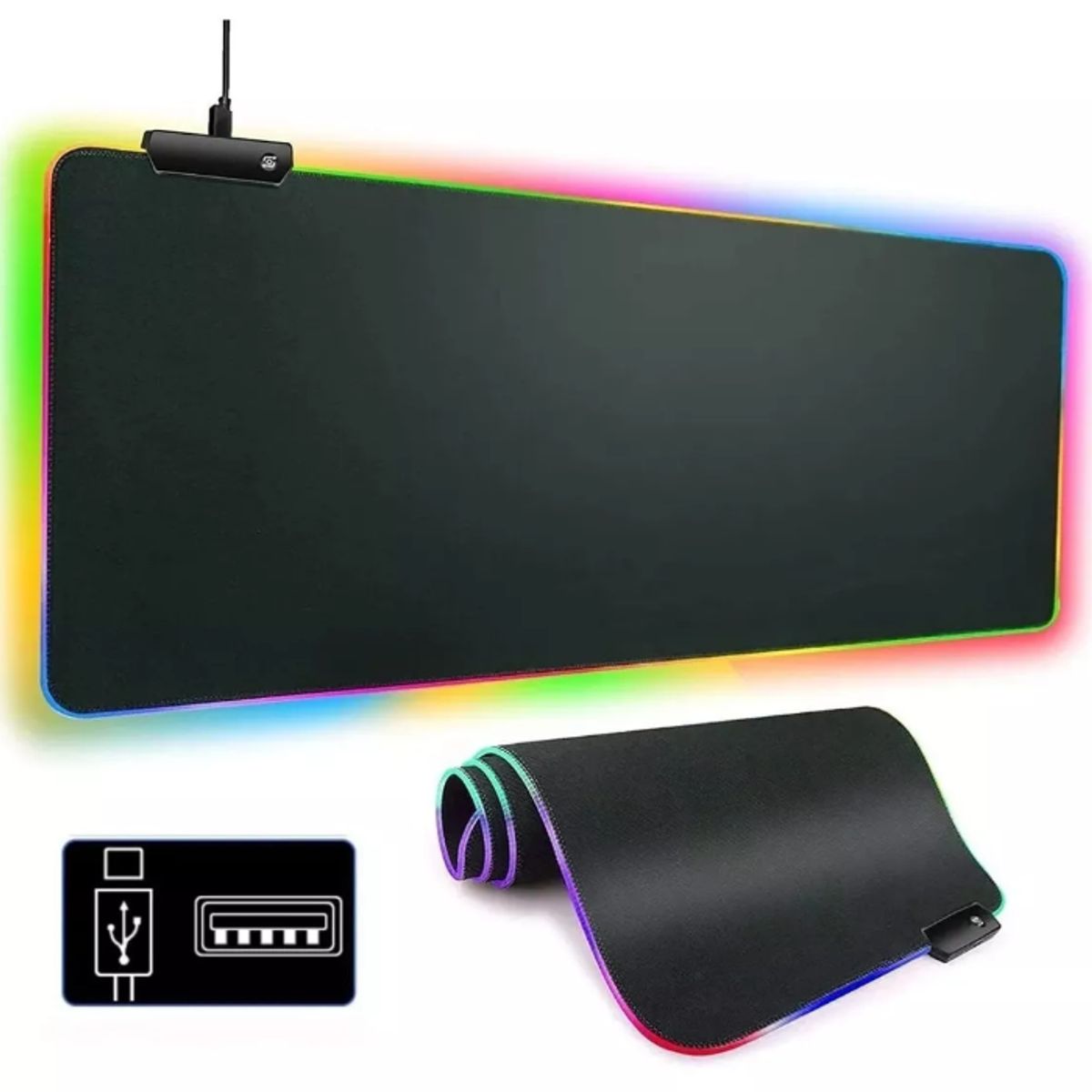 GENERICO - Mousepad con Iluminación RGB Personalizada