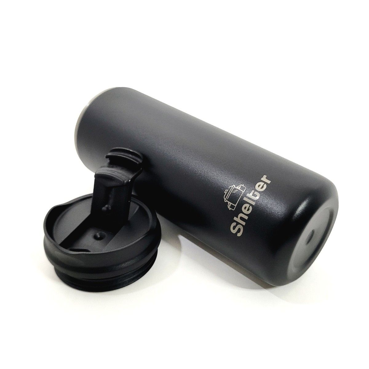 SHELTER - Shelter Coffee Mug Black 470ml 16oz de Acero Inoxidable
