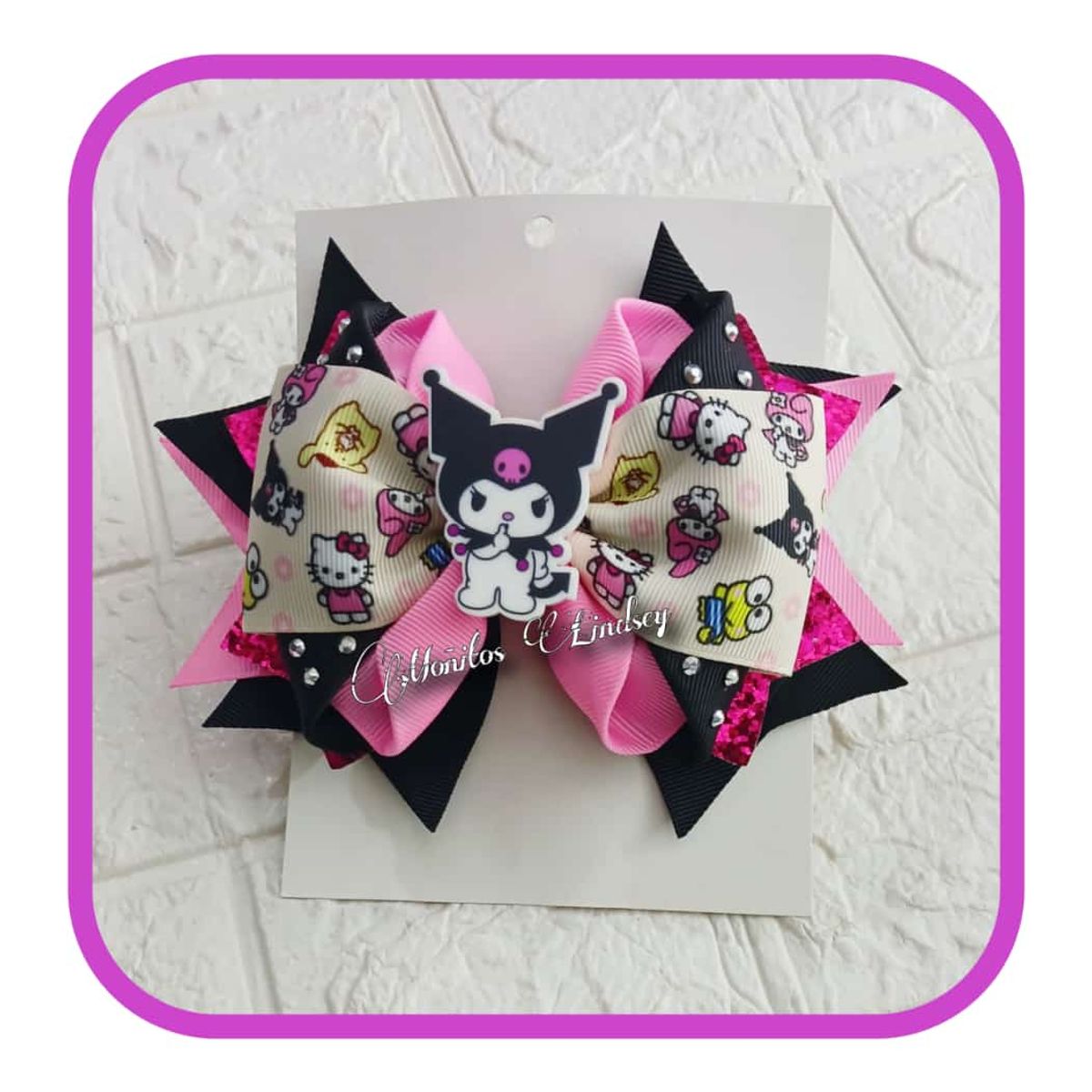 GENERICO - Maxilazo Kuro para Cabello Niña - Moñitos Lindsey