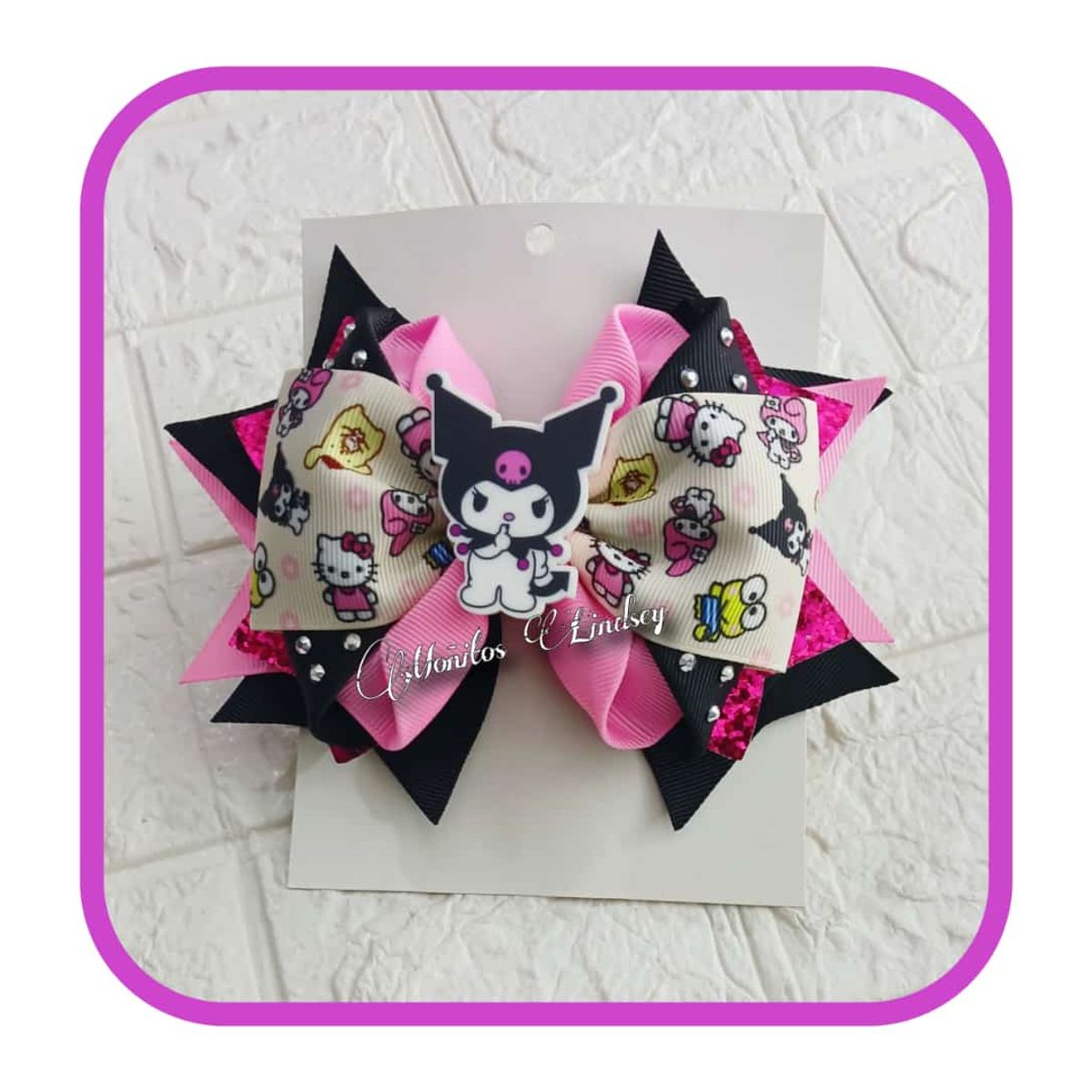 GENERICO - Maxilazo Kuro para Cabello Niña - Moñitos Lindsey