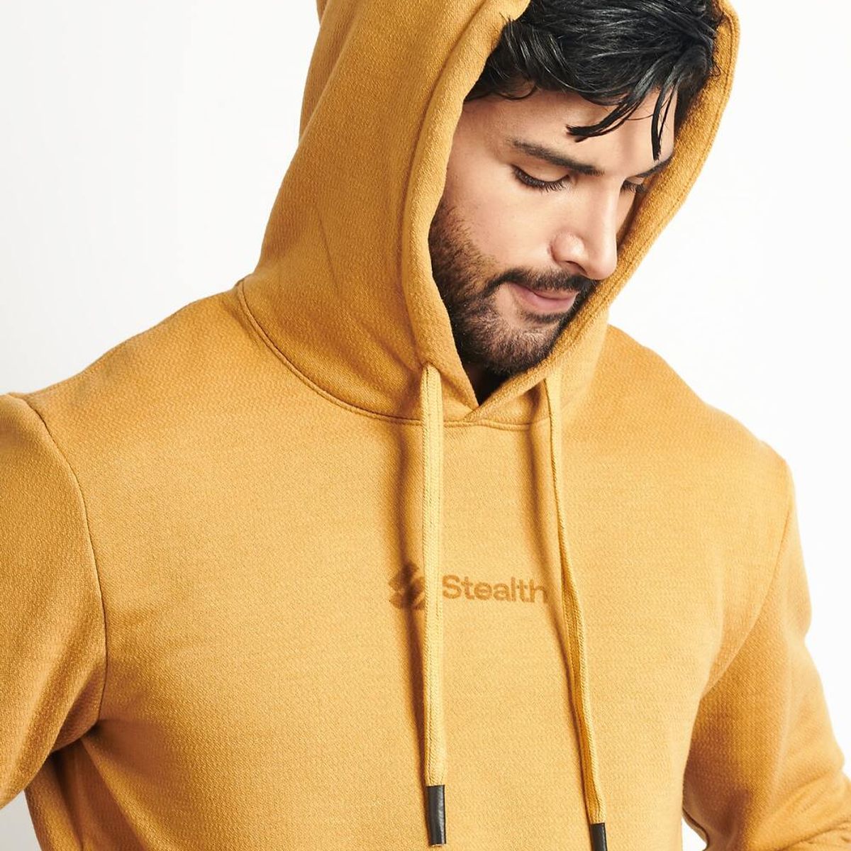 STEALTH - Polera Hoodie Casual Capucha Hombre Stealth