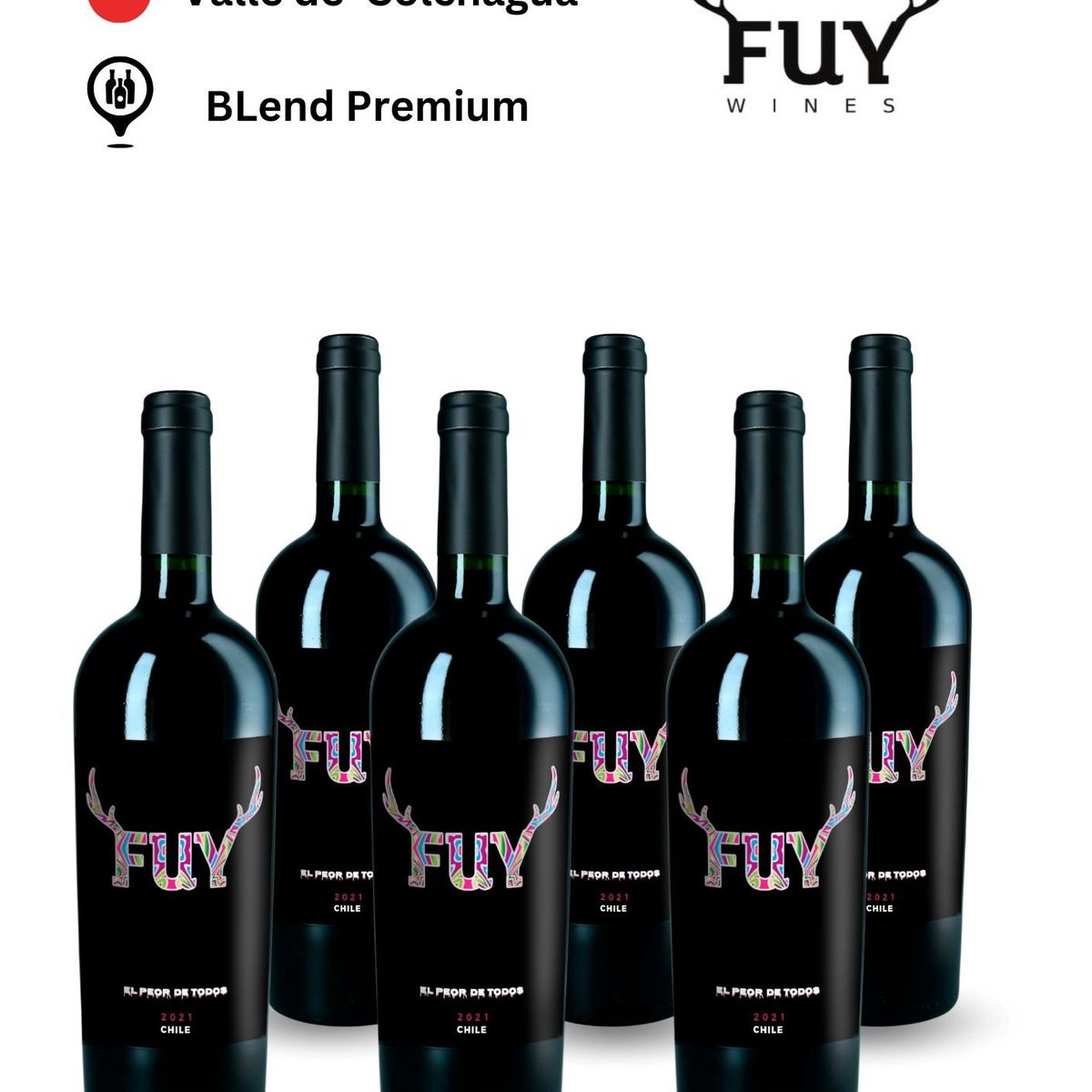 FUY - Vino FUY El Peor de Todos  pack x 6