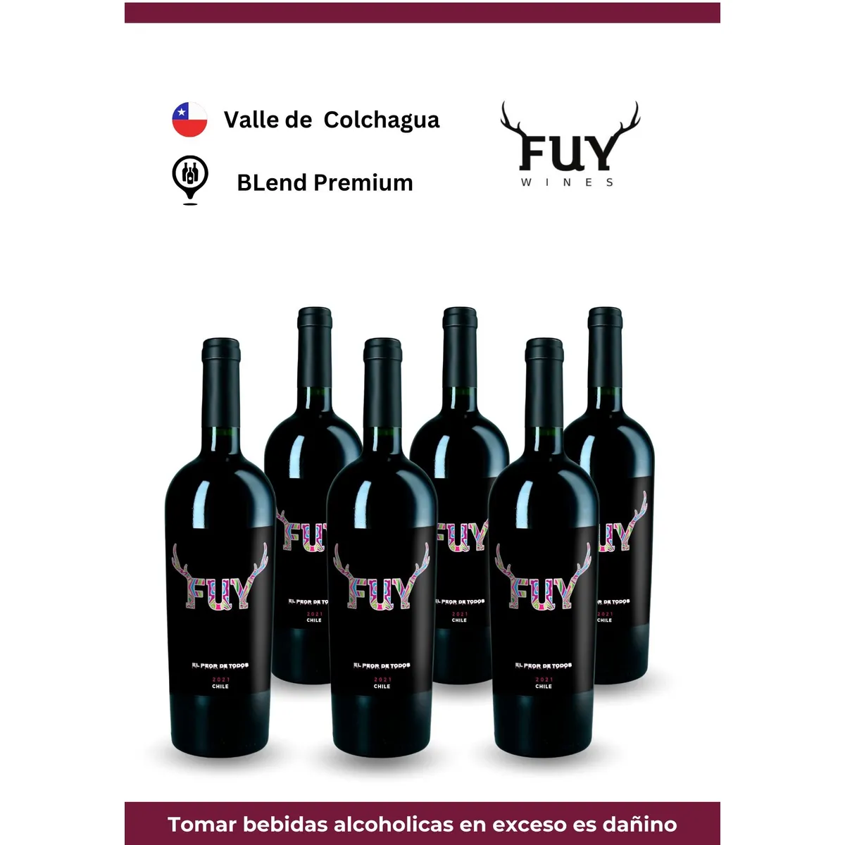 FUY - Vino FUY El Peor de Todos  pack x 6