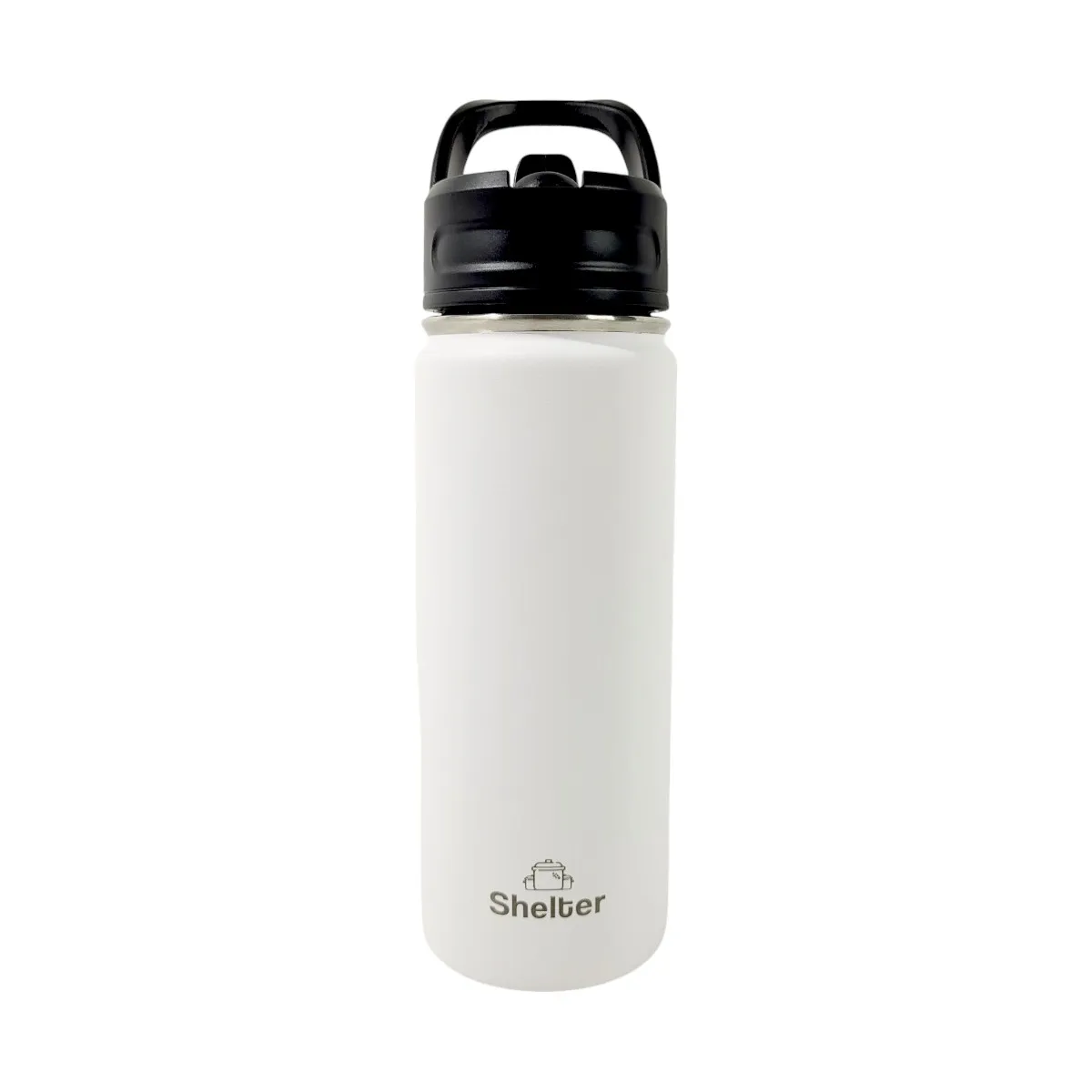 SHELTER - Shelter Sport Bottle White 532ml 18oz de Acero Inoxidable