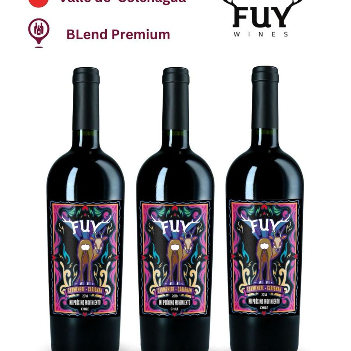 FUY - Vino FUY Mi próximo movimiento pack x 3