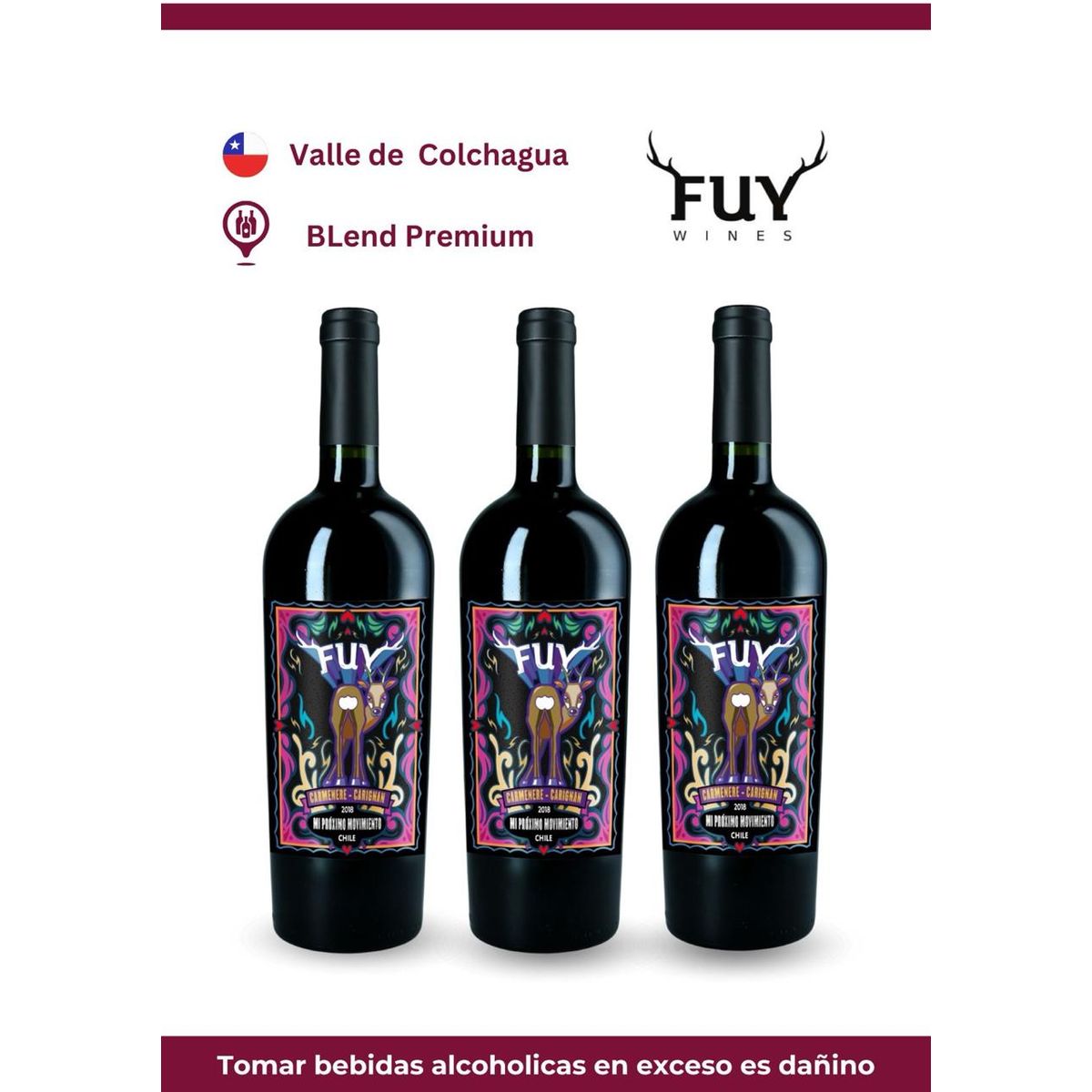 FUY - Vino FUY Mi próximo movimiento pack x 3