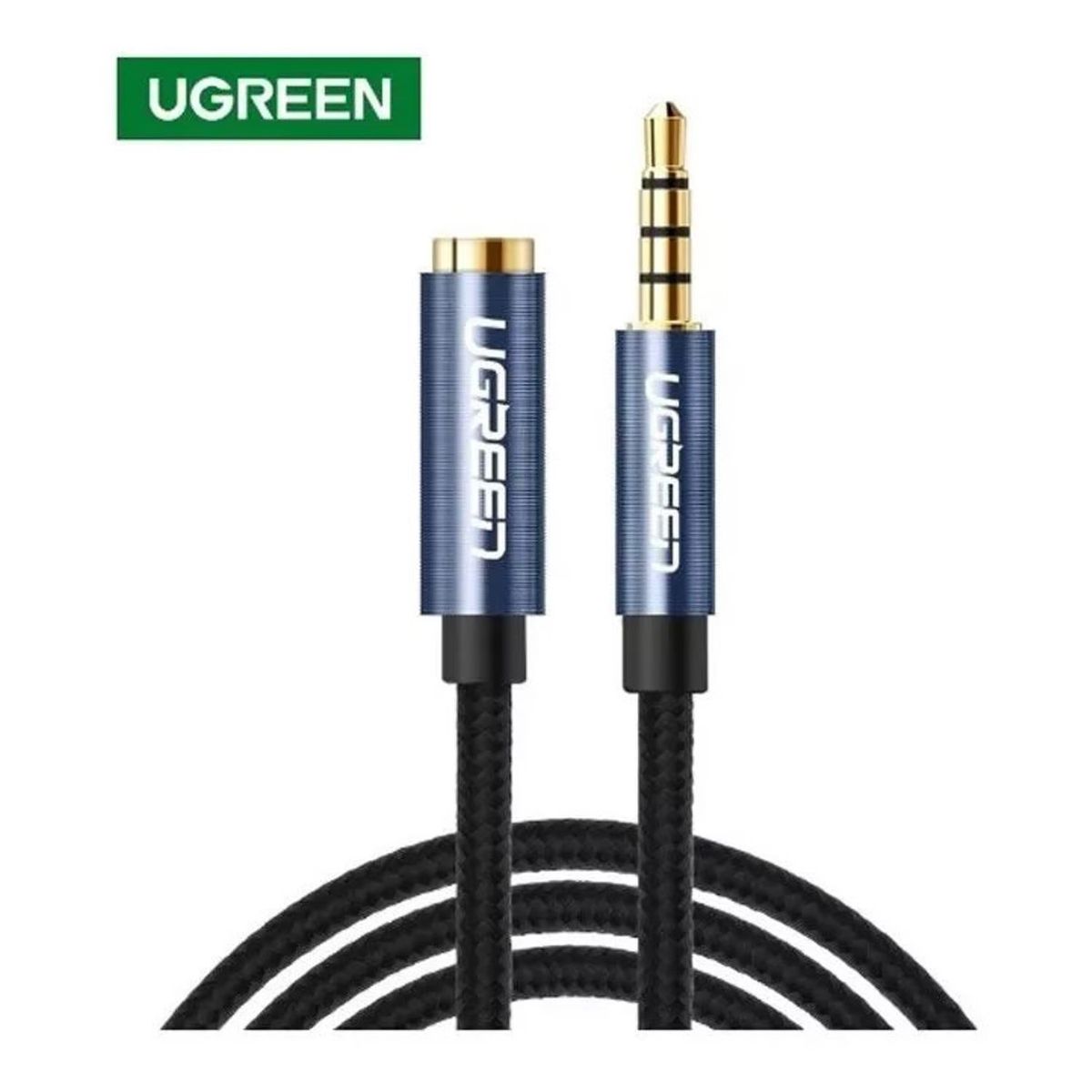 UGREEN - Cable Extension 35mm Macho A Hembra Auxiliar Mic Ugreen 2m