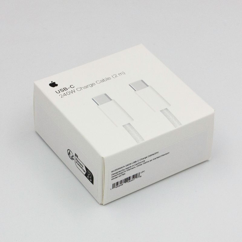 APPLE - Cable USB-C 2 metros 240W Apple de iPhone, Macbook, iPad