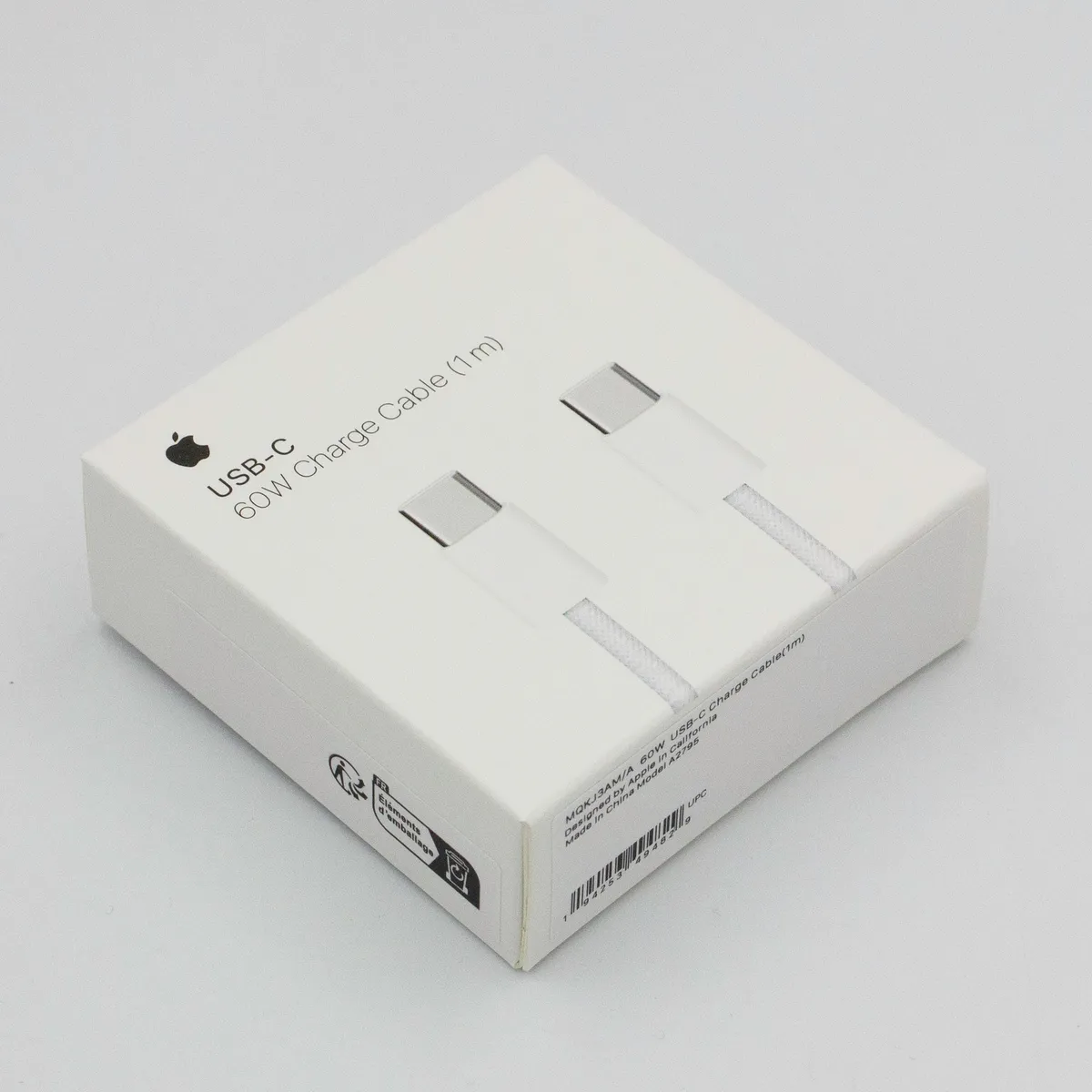 APPLE - Cable de carga USB-C 1M 60w Original para iPhone 15 + Protectores