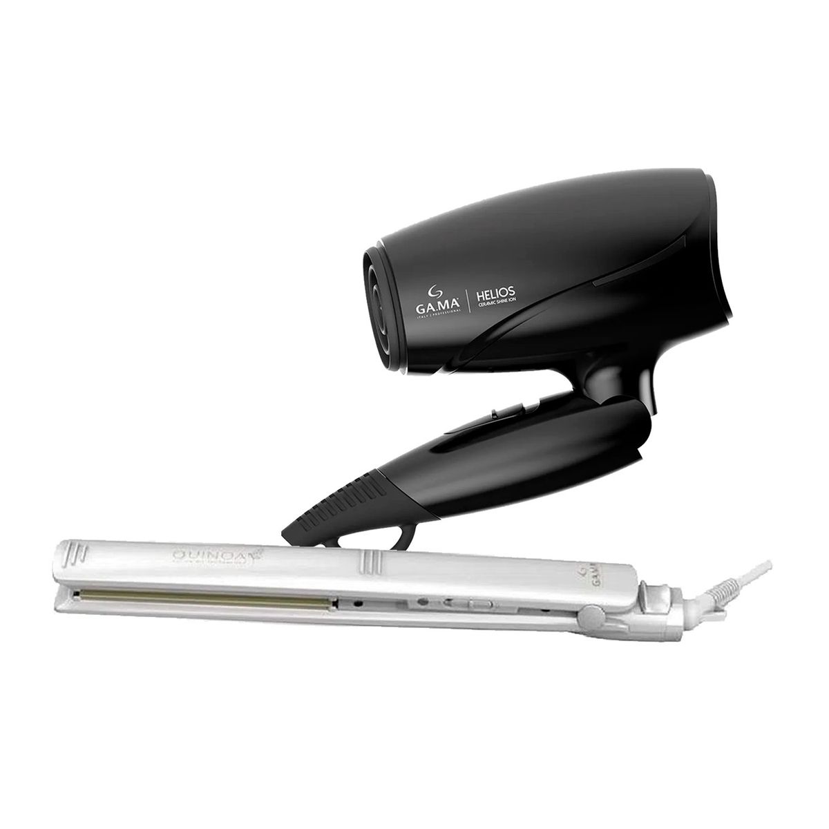 GAMA - Combo Gama Alisadora Elegance Quinoa BECHS0000002386 y Secador Helios