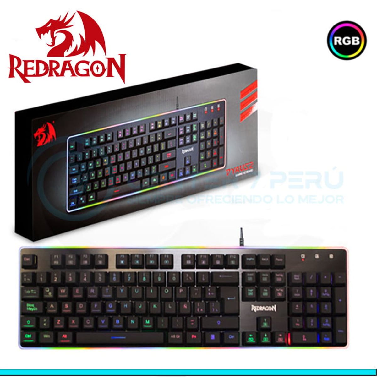 REDRAGON - K509RGB-SP TECLADO REDRAGON DYAUS Español