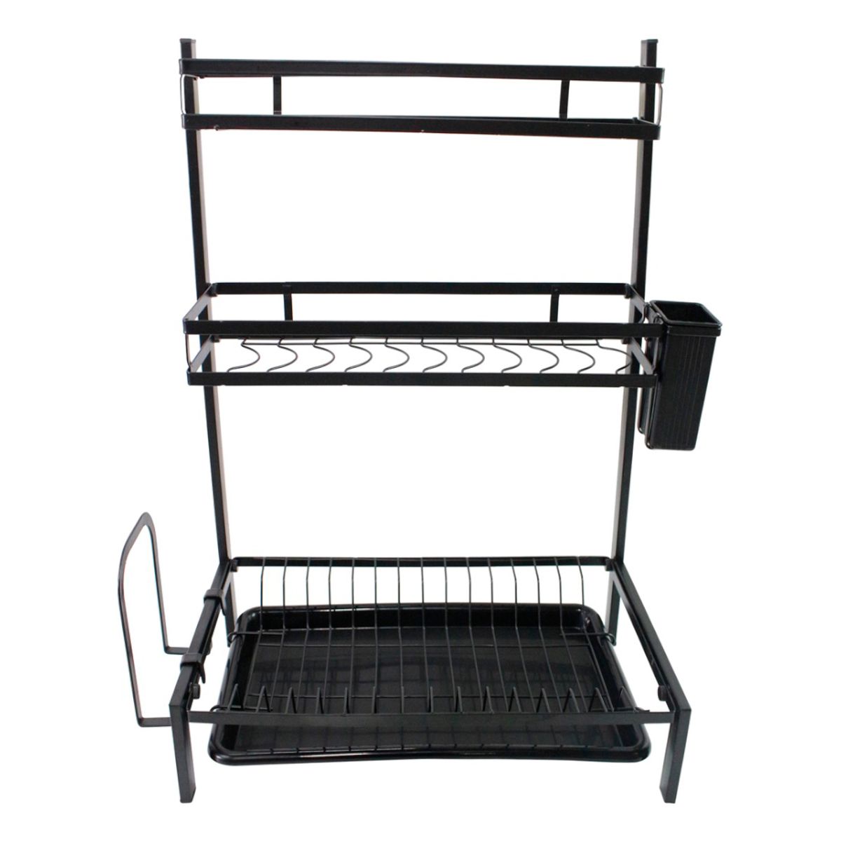 KELLER - Estante Escurridor 3 niveles Negro