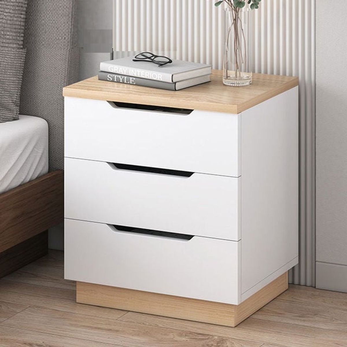 73 EXPERIENCE - Velador Juldi Color Blanco & Coigue