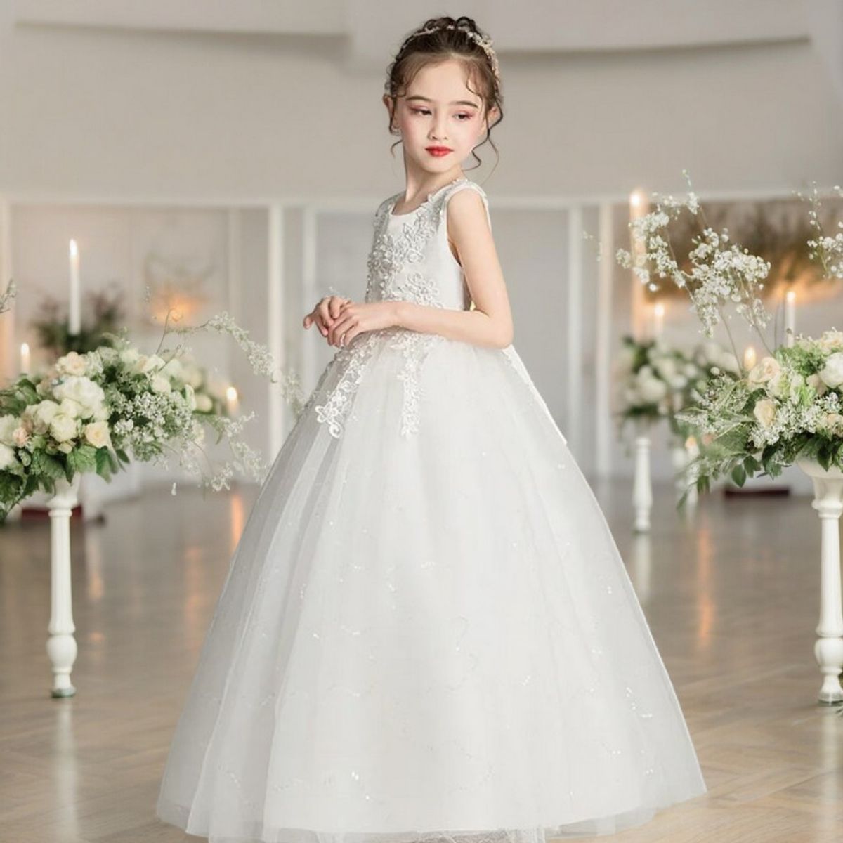 GENERICO - VESTIDO DE NIÑA BAUTIZO Y PRIMERA COMUNION