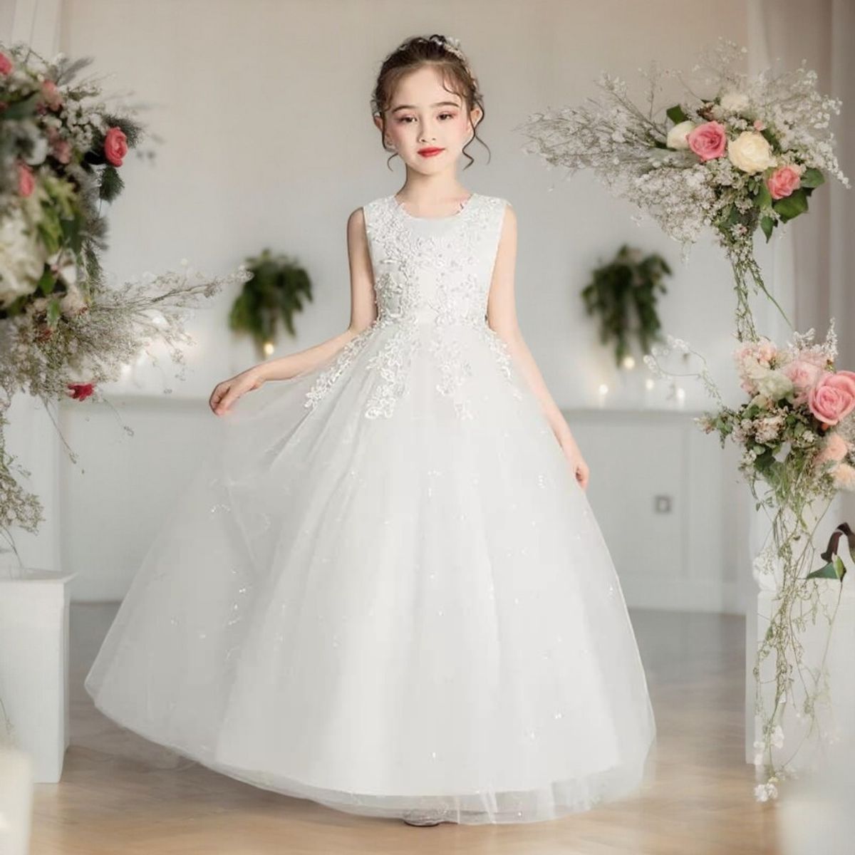 GENERICO - VESTIDO DE NIÑA BAUTIZO Y PRIMERA COMUNION