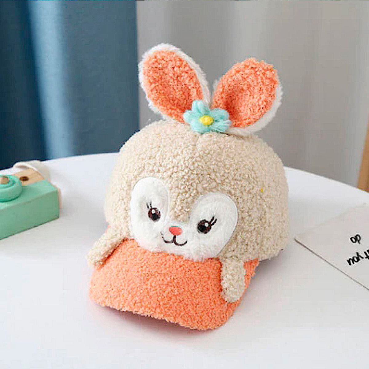 KELLER - Set de Gorro y Bufanda para Niños Crema