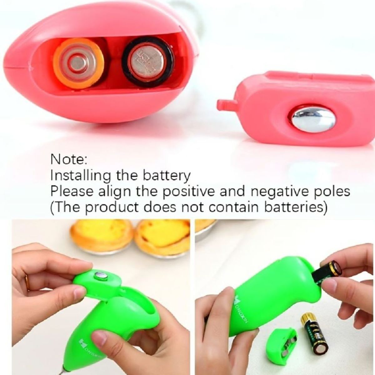 GENERICO - Batidor Mini Eléctrica de Mano Multicolor