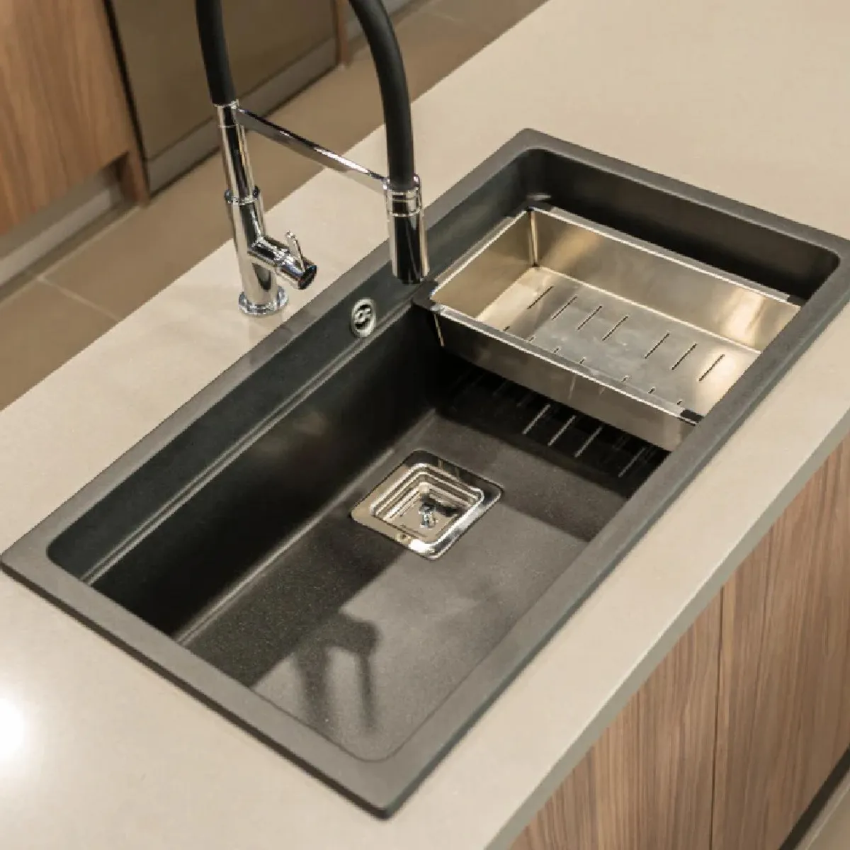 FDV - Lavaplatos FDV Deluxe Granito Negro 2.0