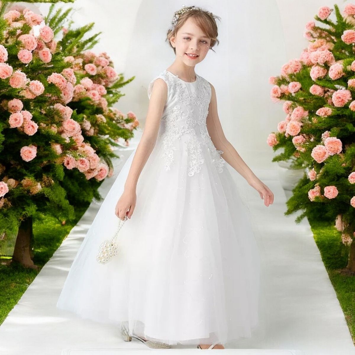 GENERICO - VESTIDO DE NIÑA BAUTIZO