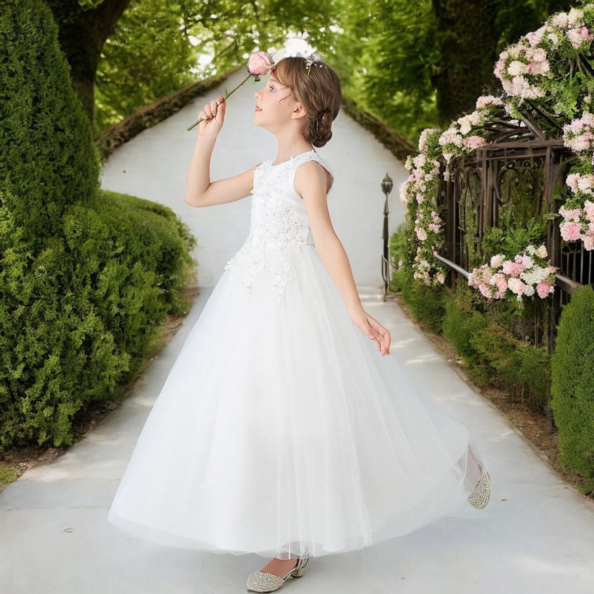 GENERICO - VESTIDO DE NIÑA BAUTIZO