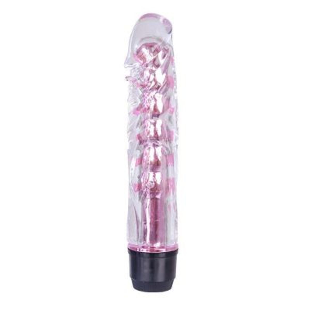 GENERICO - Potente Vibrador De 8 Velocidades jelly 18cmx3.3Cm