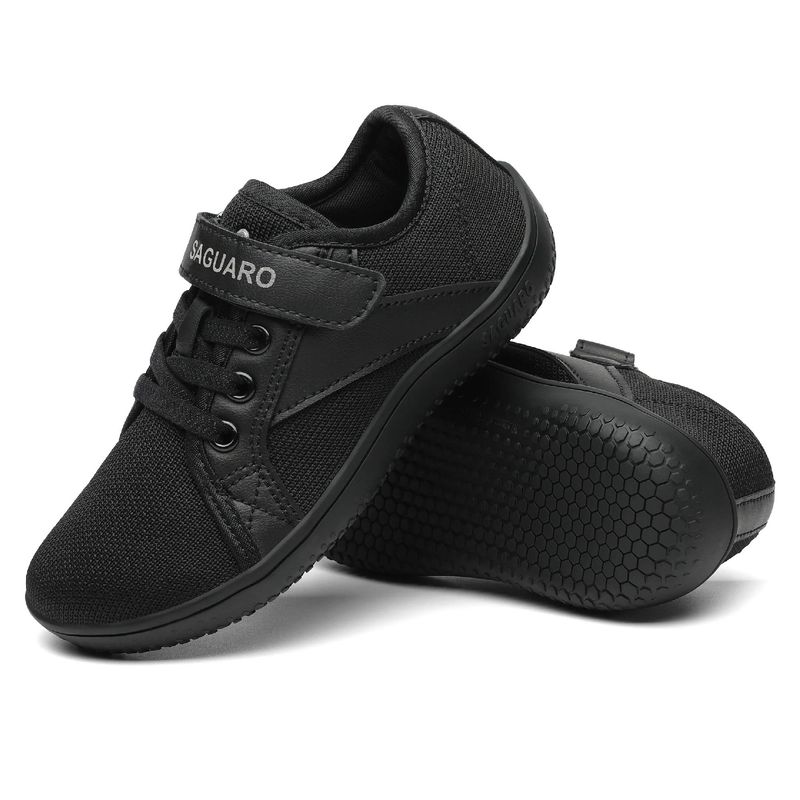 SAGUARO - Saguaro - Zapatilla Niños Barefoot Free Walker Luck Ⅰ - Negro