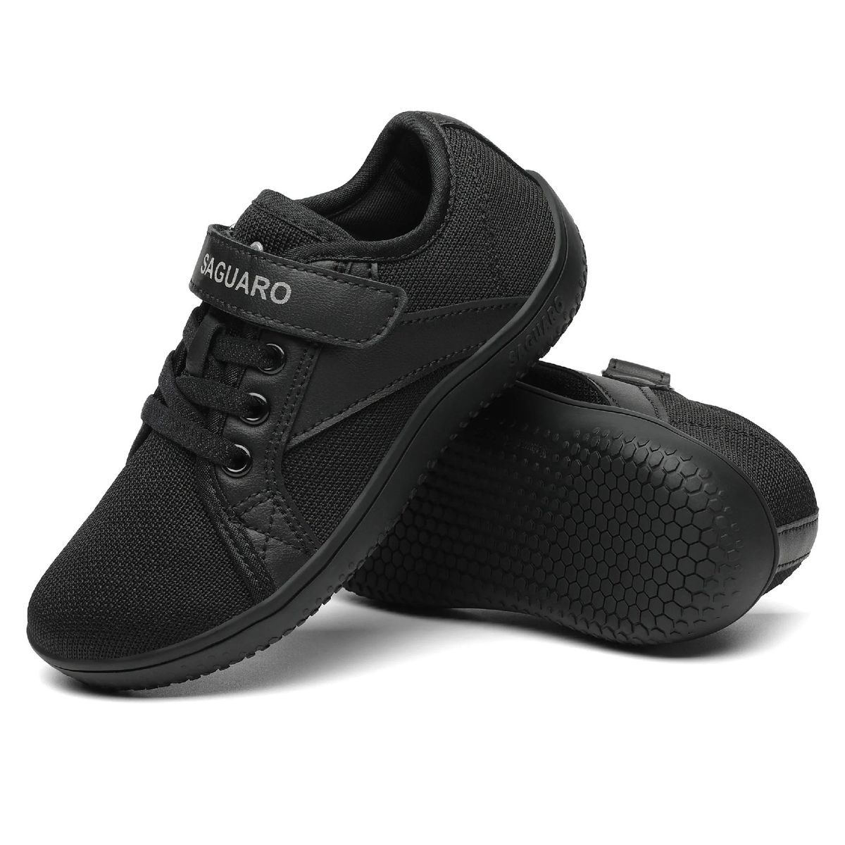 SAGUARO - Saguaro - Zapatilla Niños Barefoot Free Walker Luck Ⅰ - Negro