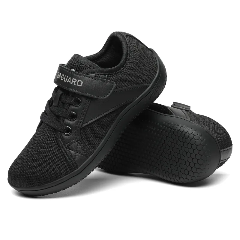 SAGUARO - Saguaro - Zapatilla Niños Barefoot Free Walker Luck Ⅰ - Negro