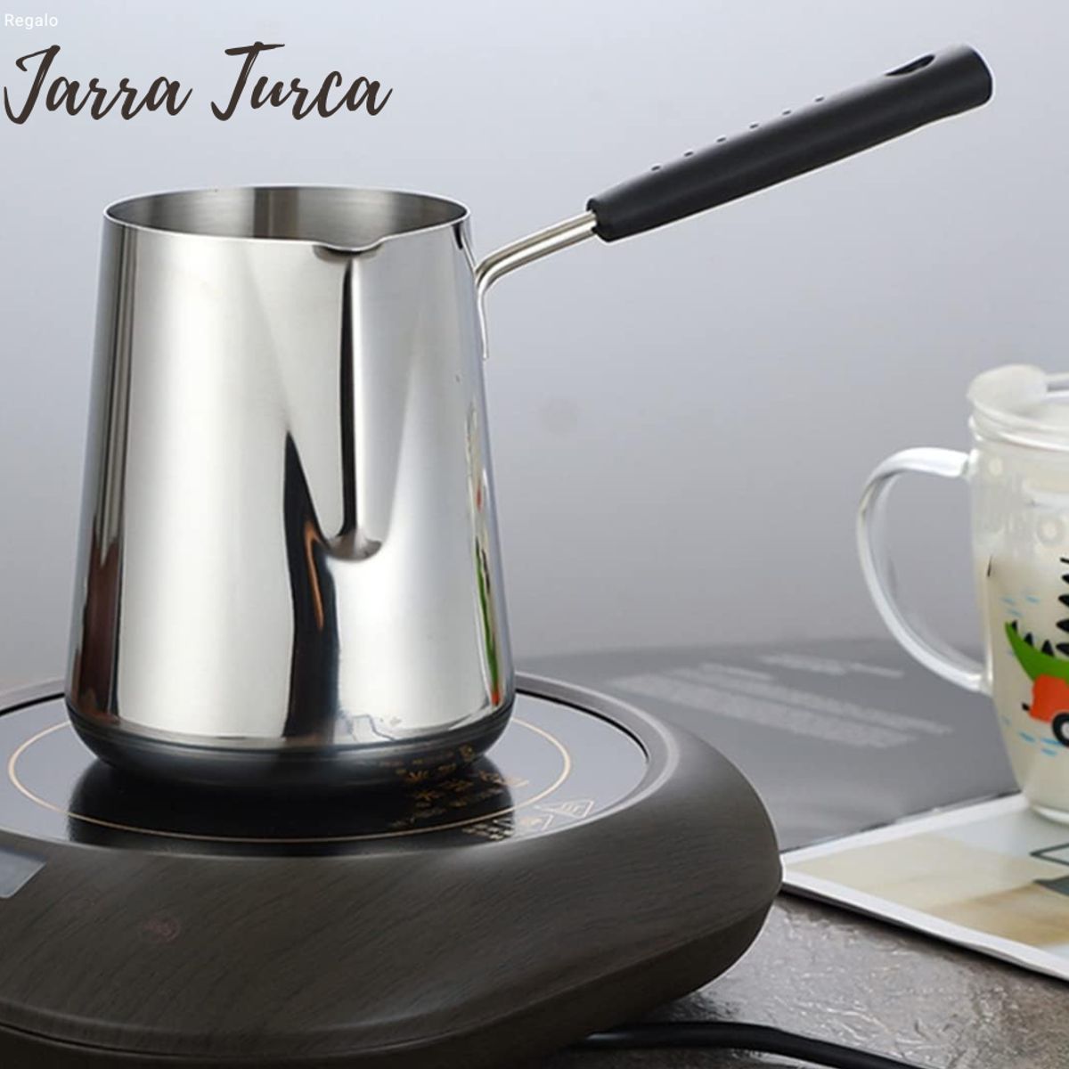 GENERICO - Jarra turca de acero 1000 ml