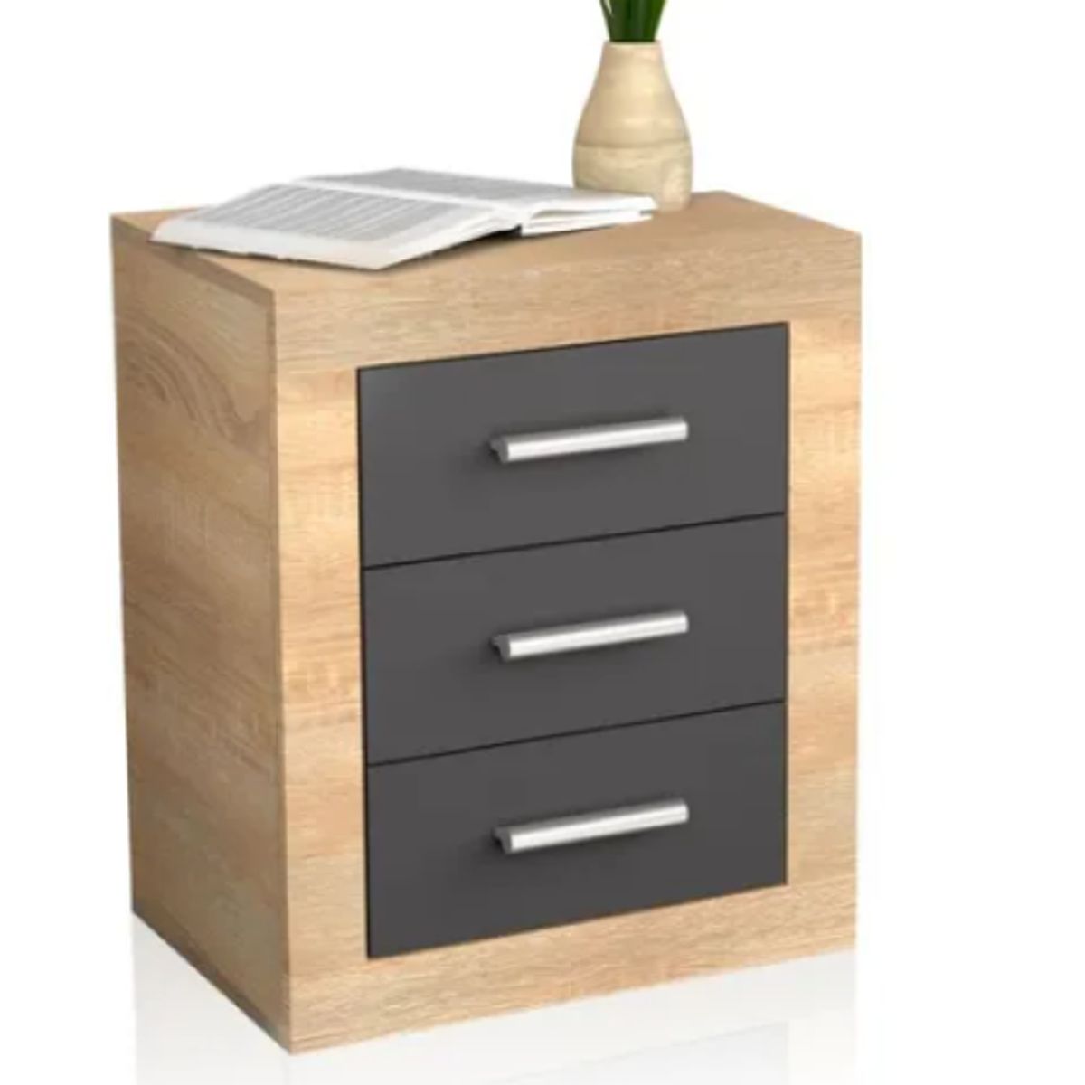 NACION MUEBLES - Velador de noche Emma Minimalista